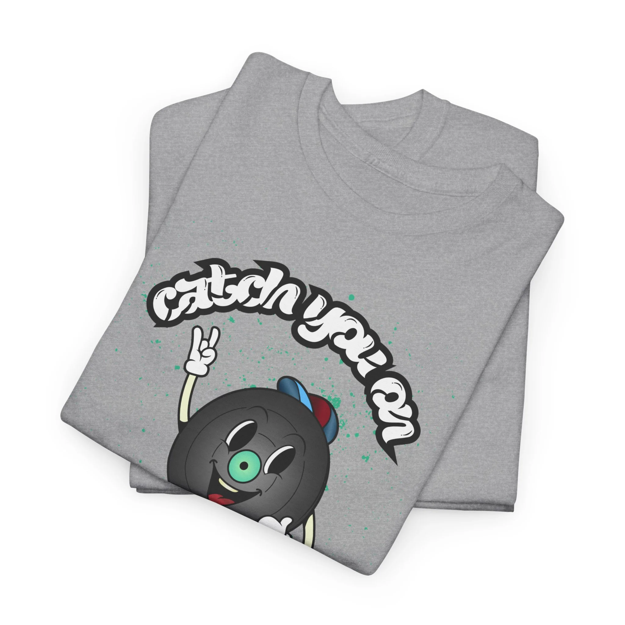 'Catch You On The Flip Side' Men's Vinyl T-Shirt - Image 14