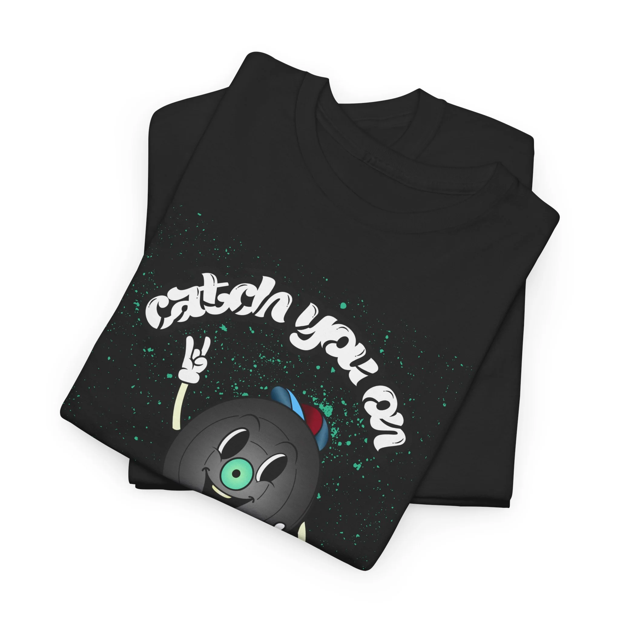 'Catch You On The Flip Side' Men's Vinyl T-Shirt - Image 31