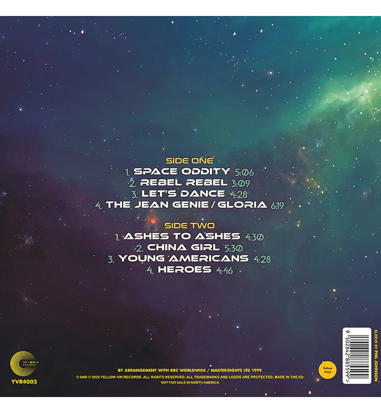 David Bowie – Odyssey: Live in Milton Keynes, 1990 (Special Edition 12-Inch Album on Yellow Vinyl) - Image 3