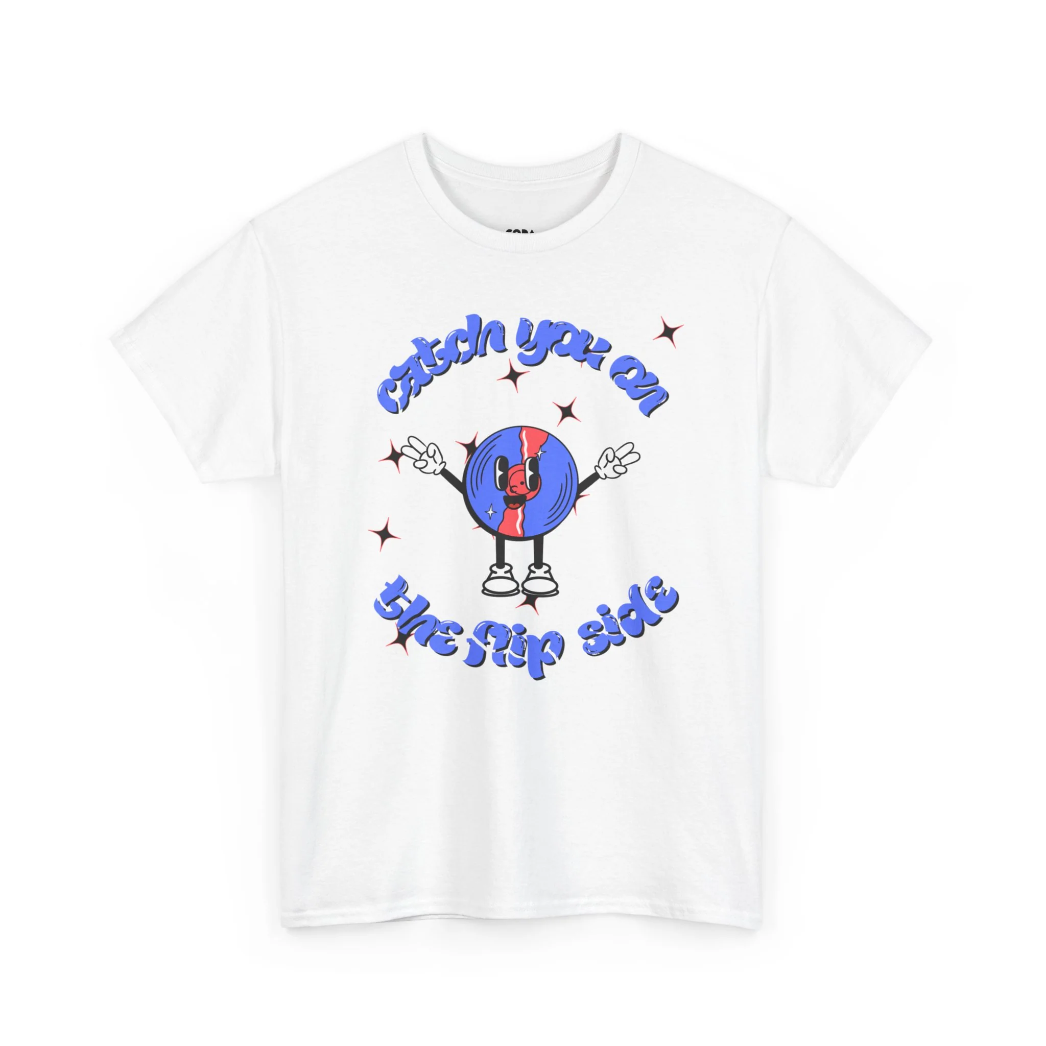 'Catch You On The Flip Side' Men's Vinyl T-Shirt - Image 10