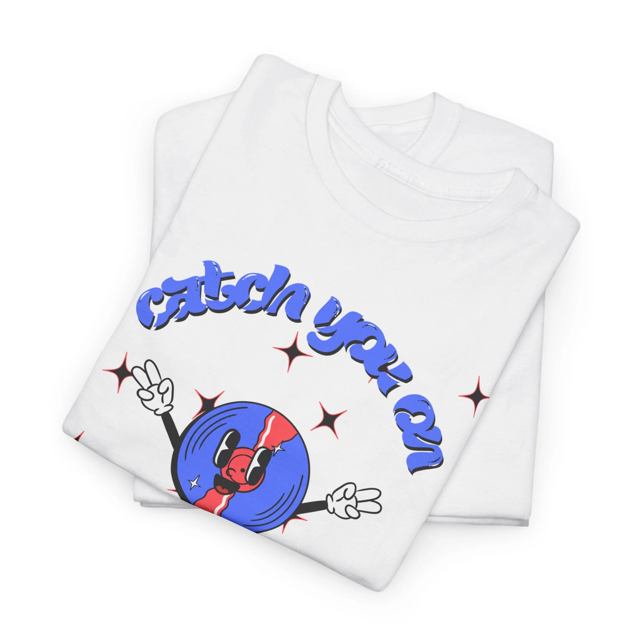'Catch You On The Flip Side' Men's Vinyl T-Shirt - Image 13