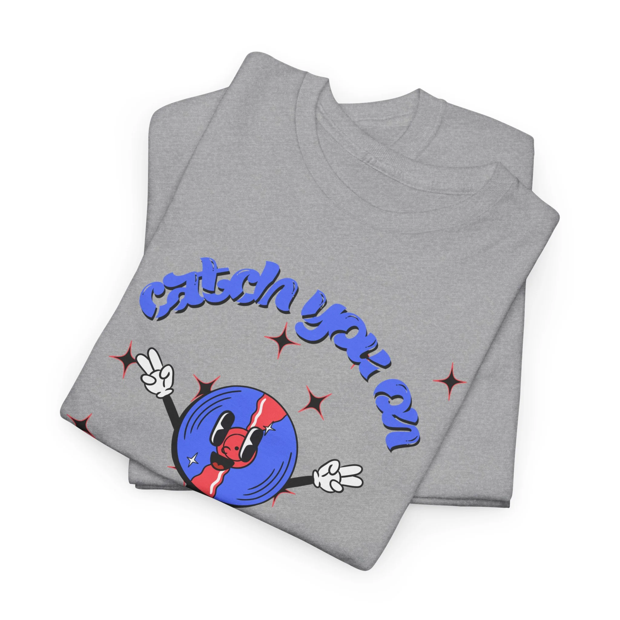 'Catch You On The Flip Side' Men's Vinyl T-Shirt - Image 3