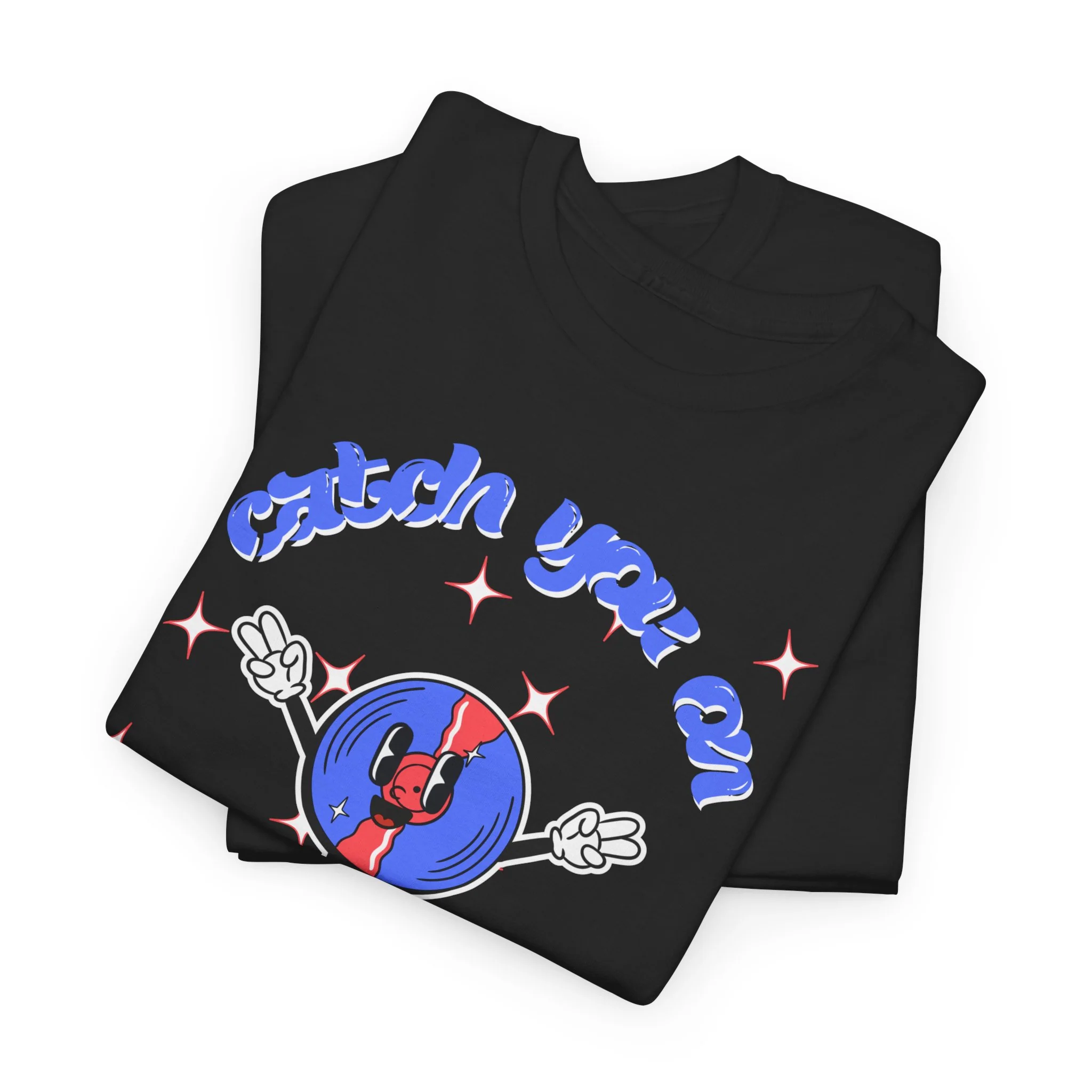 'Catch You On The Flip Side' Men's Vinyl T-Shirt - Image 31