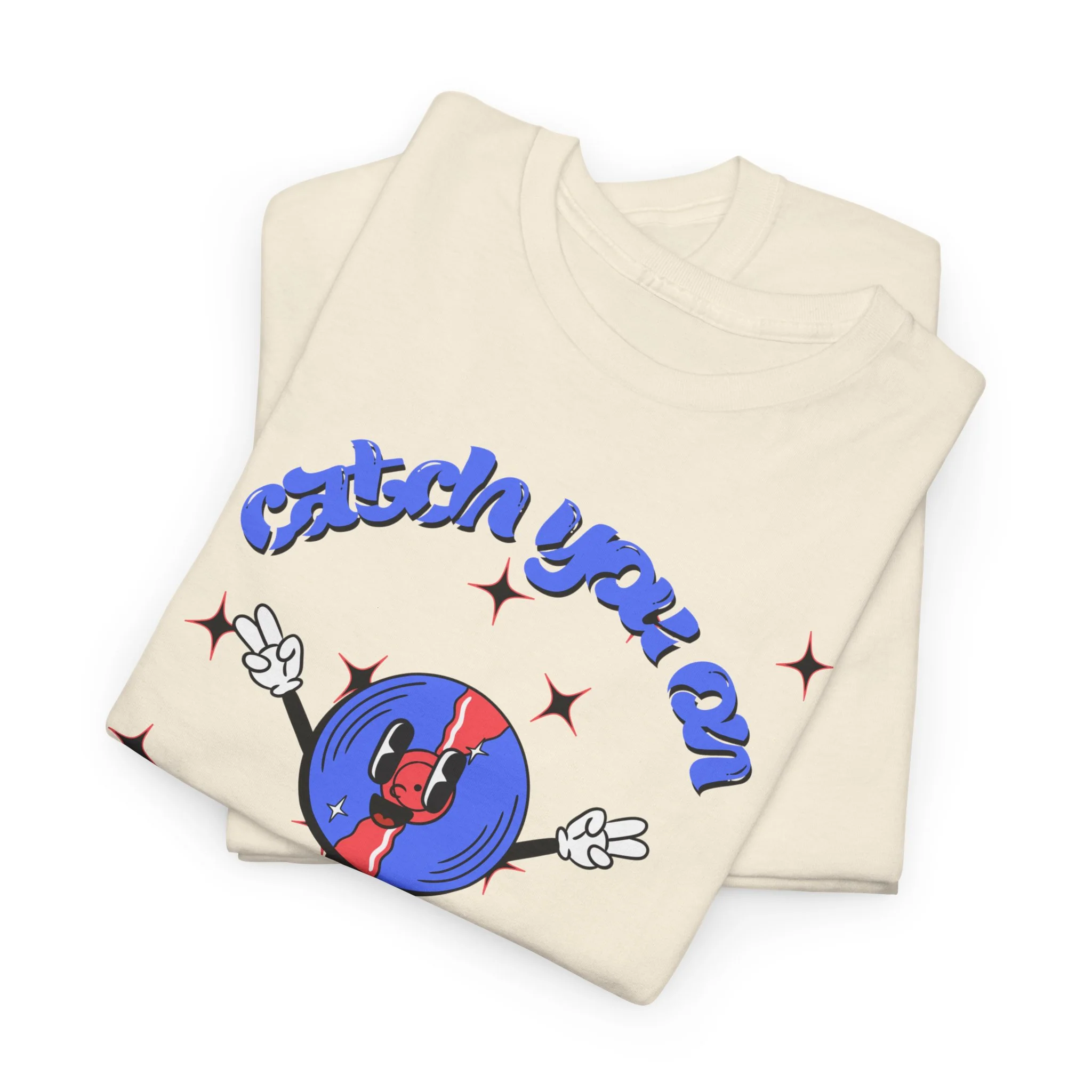 'Catch You On The Flip Side' Men's Vinyl T-Shirt - Image 39