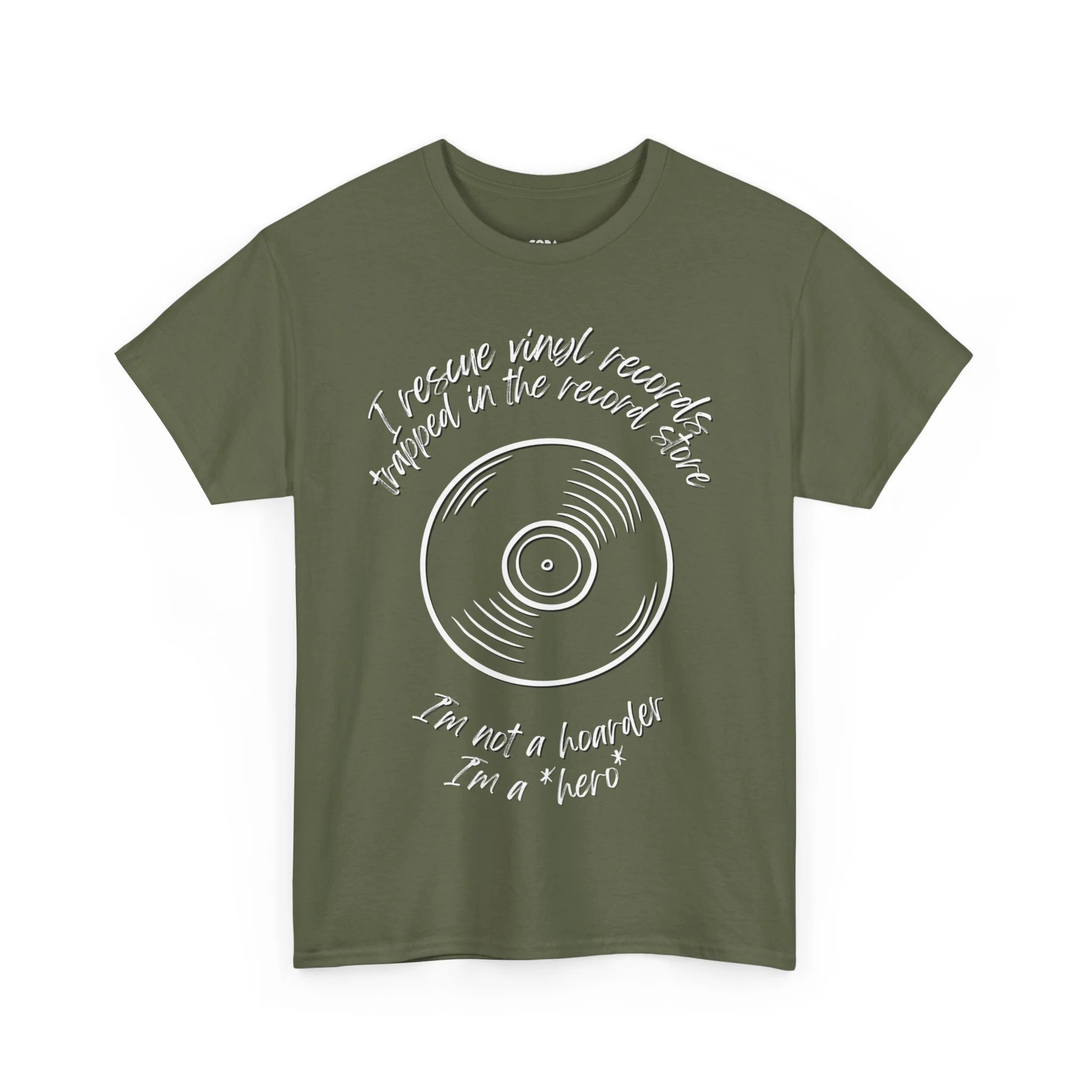 'I'm Not a Hoarder, I'm a Hero' Men's Vinyl T-Shirt - Image 19