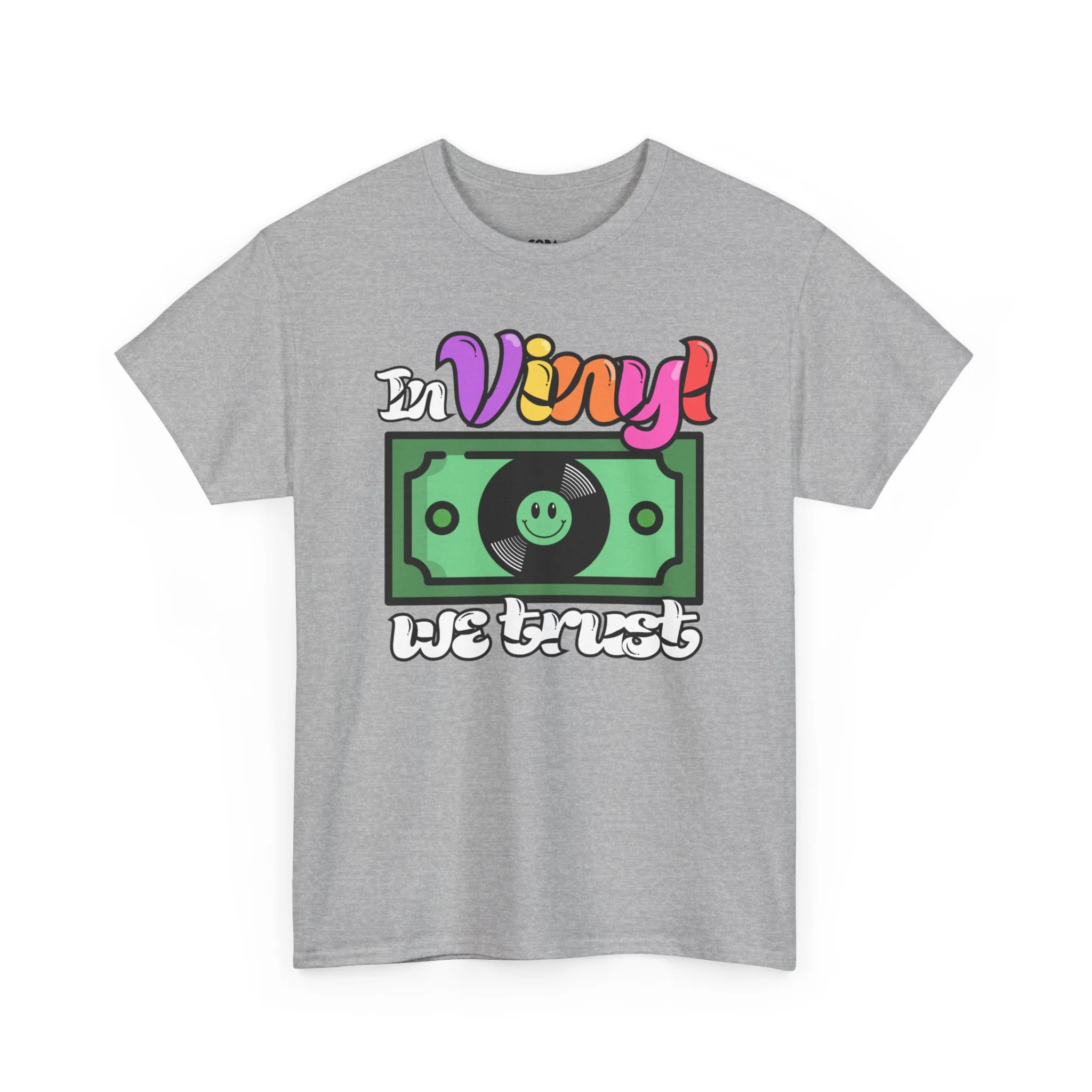 'In Vinyl We Trust' Men's T-Shirt - Image 10