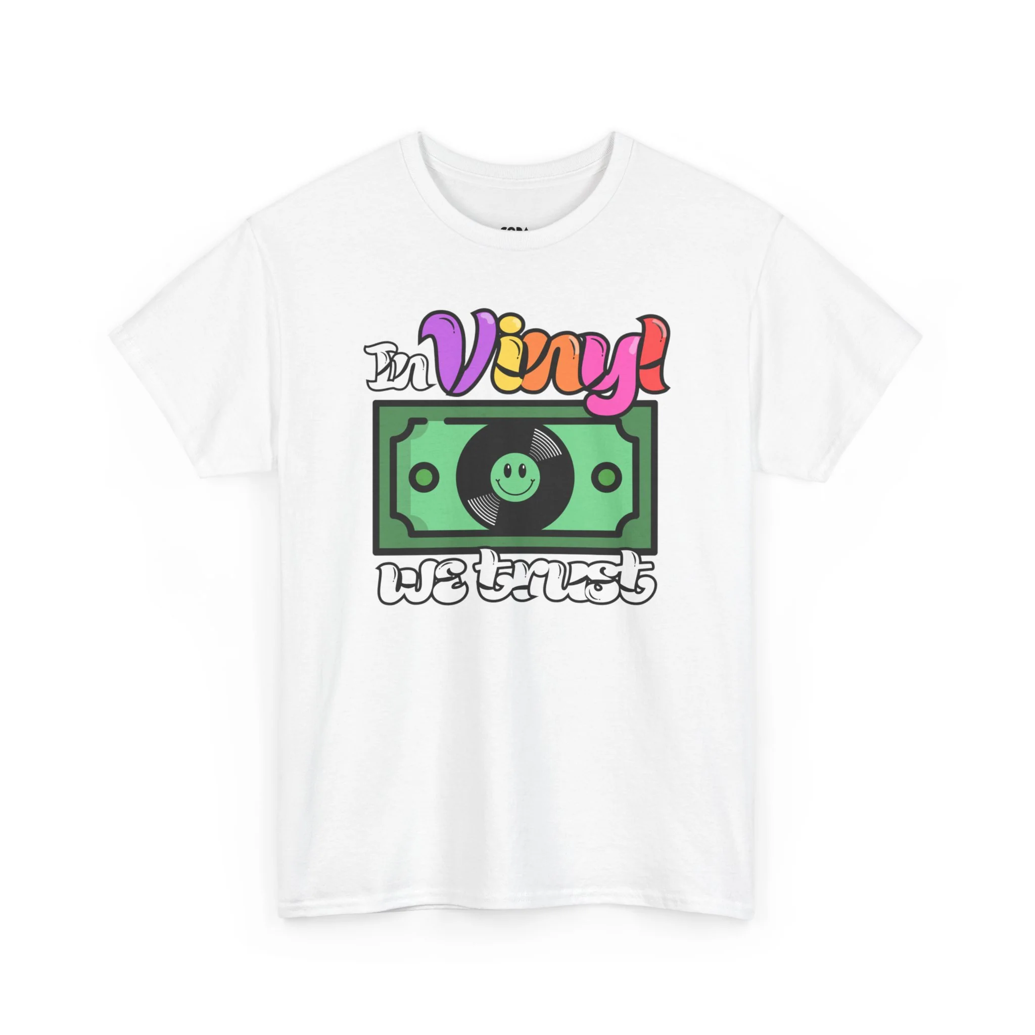 'In Vinyl We Trust' Men's T-Shirt - Image 19