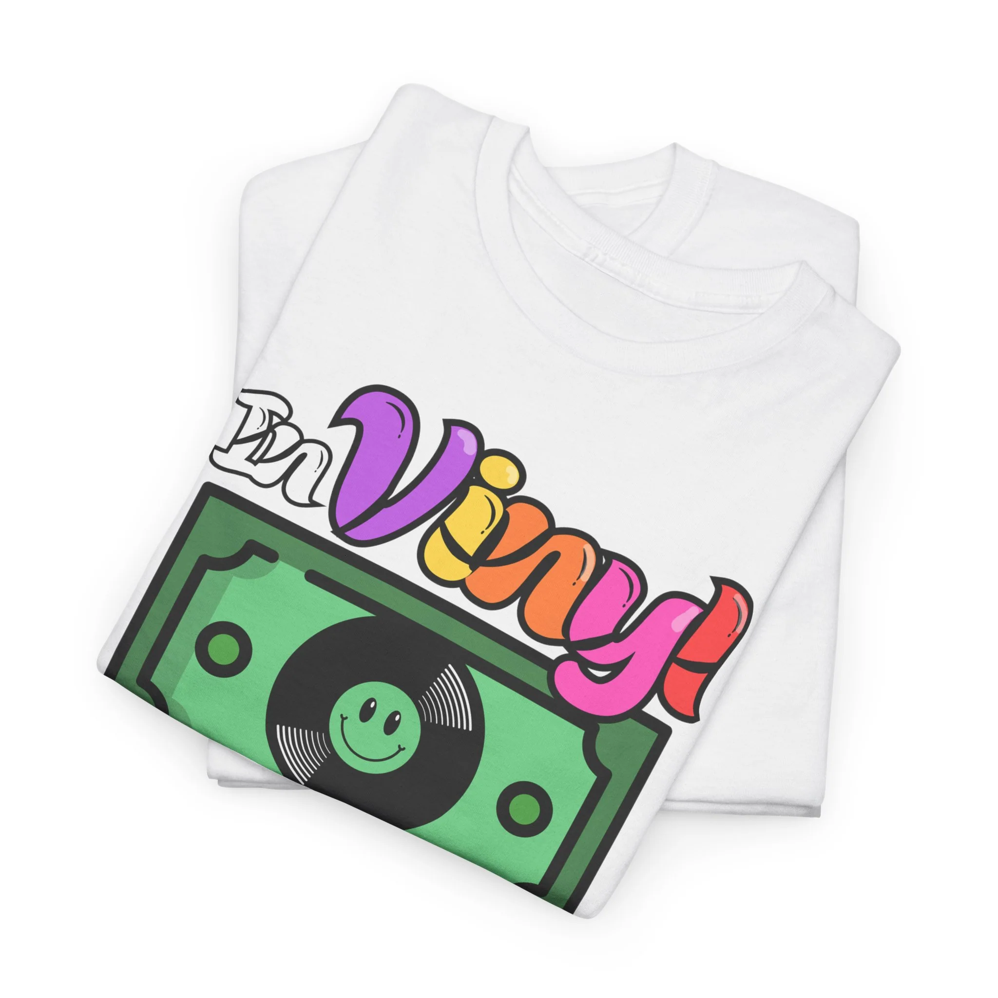 'In Vinyl We Trust' Men's T-Shirt - Image 22