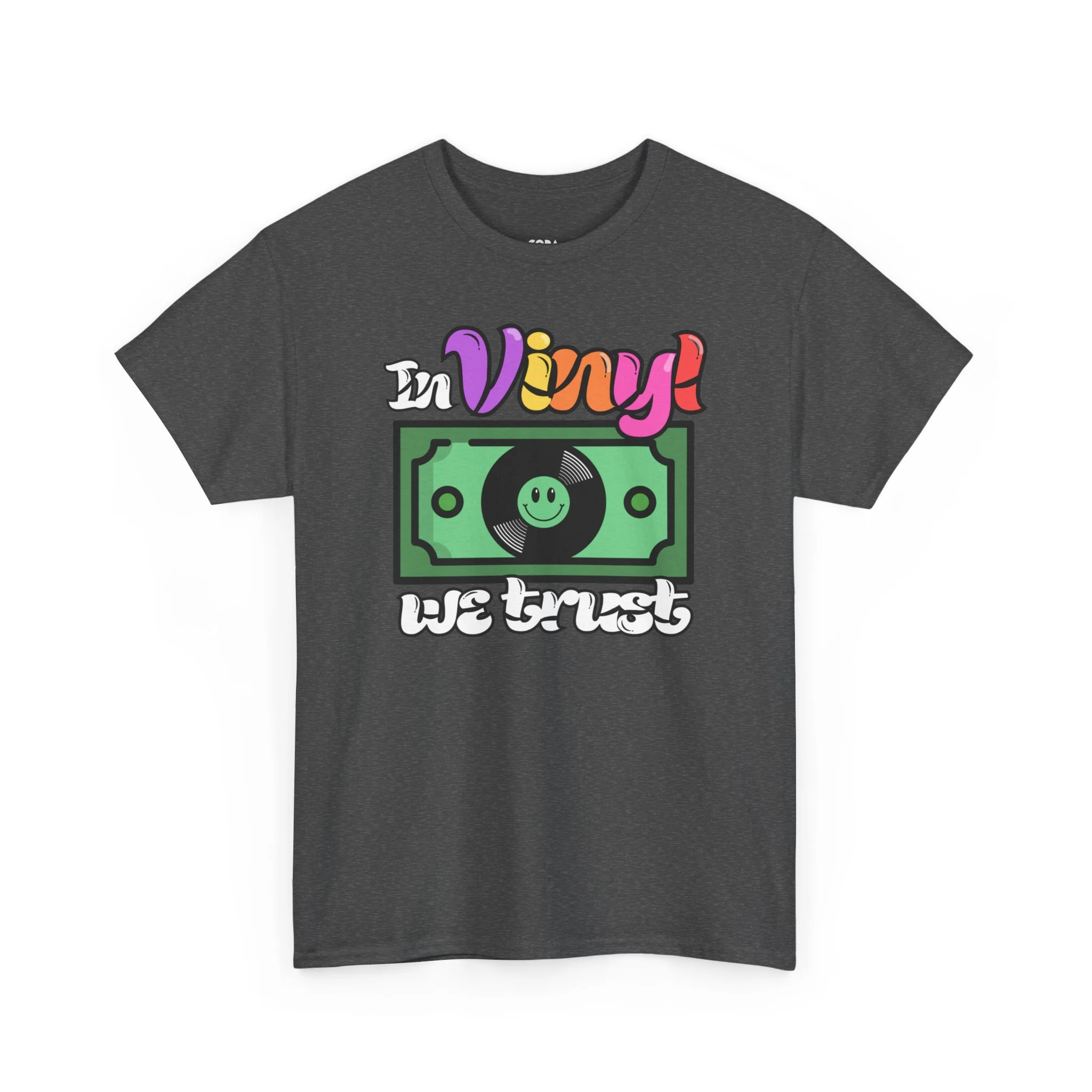 'In Vinyl We Trust' Men's T-Shirt - Image 28