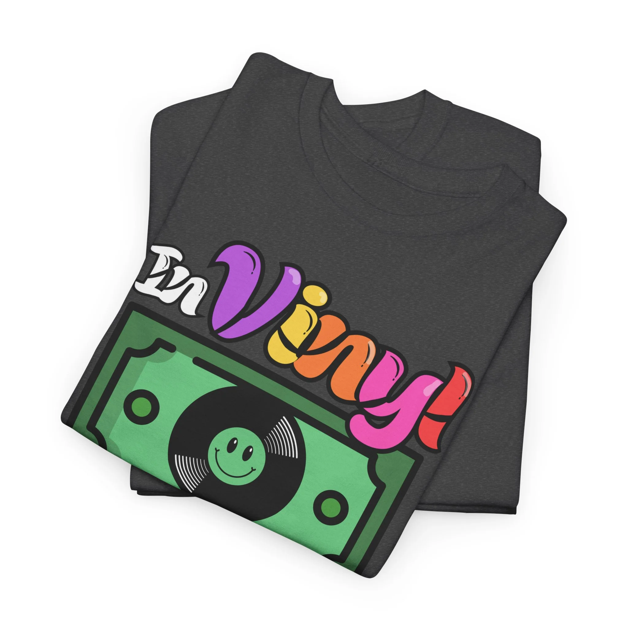 'In Vinyl We Trust' Men's T-Shirt - Image 31