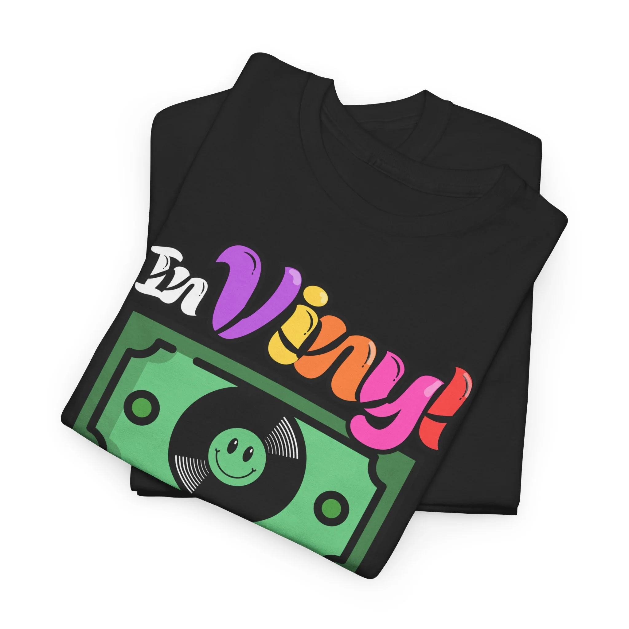 'In Vinyl We Trust' Men's T-Shirt - Image 4