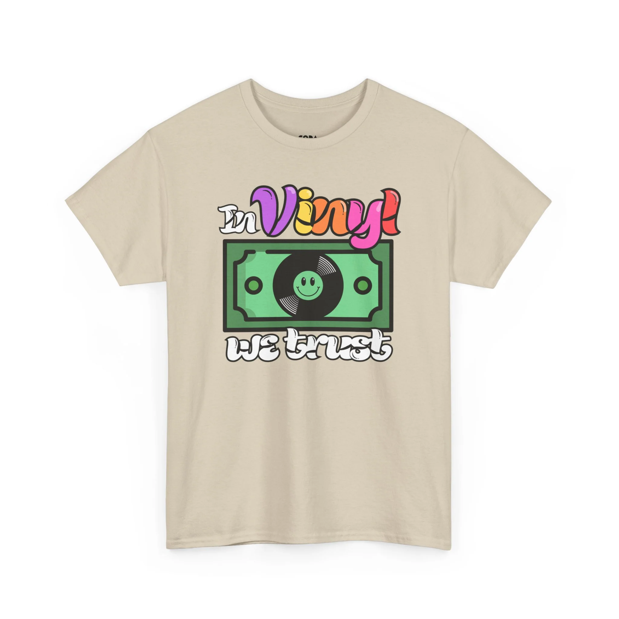 'In Vinyl We Trust' Men's T-Shirt - Image 55