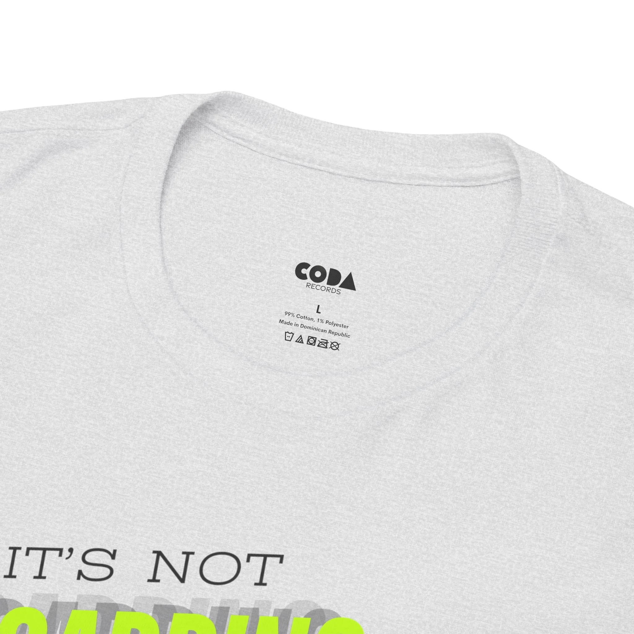 'It's Not Hoarding If It's Vinyl' Flouro Men's T-Shirt - Image 15