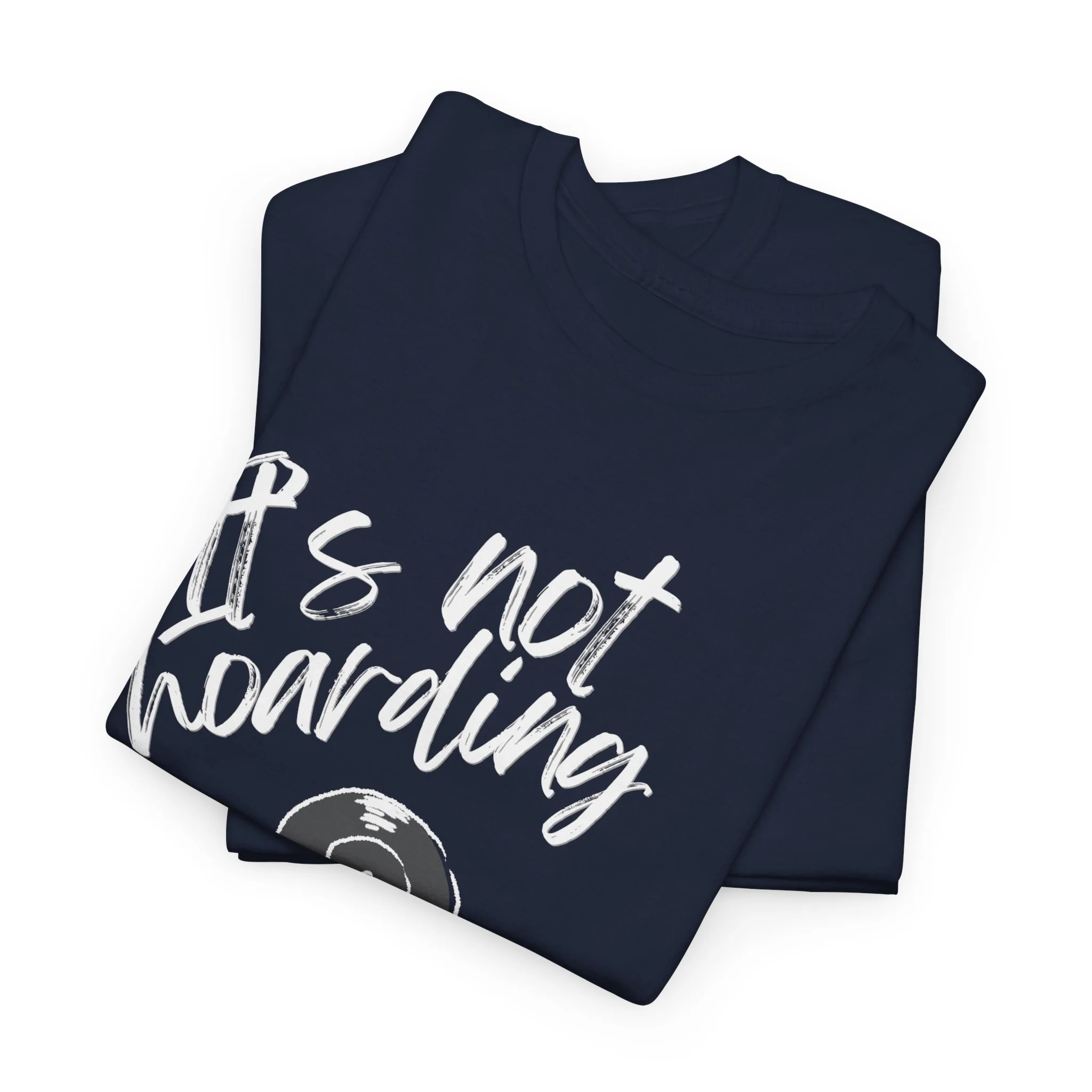 'It's Not Hoarding If It's Vinyl' Men's T-Shirt - Image 19