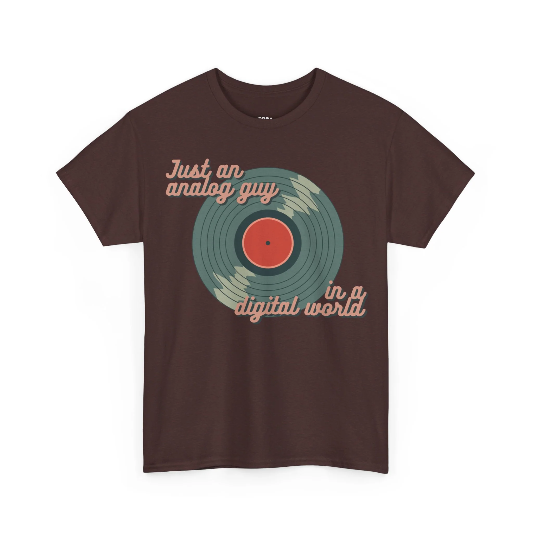 'Just an Analog Guy, In a Digital World' Men's T-Shirt - Image 10