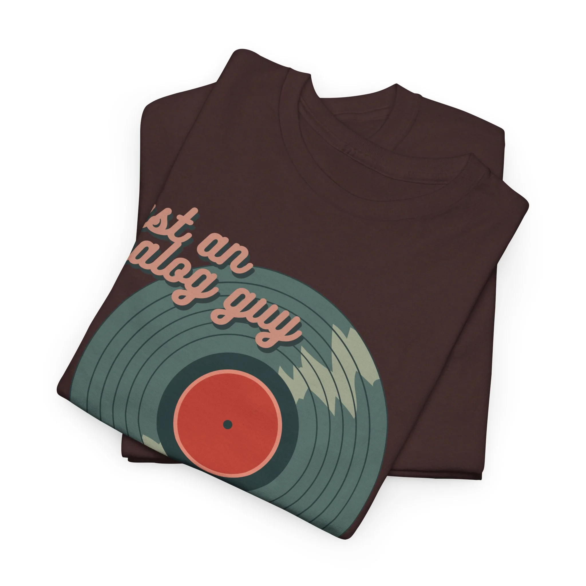 'Just an Analog Guy, In a Digital World' Men's T-Shirt - Image 13