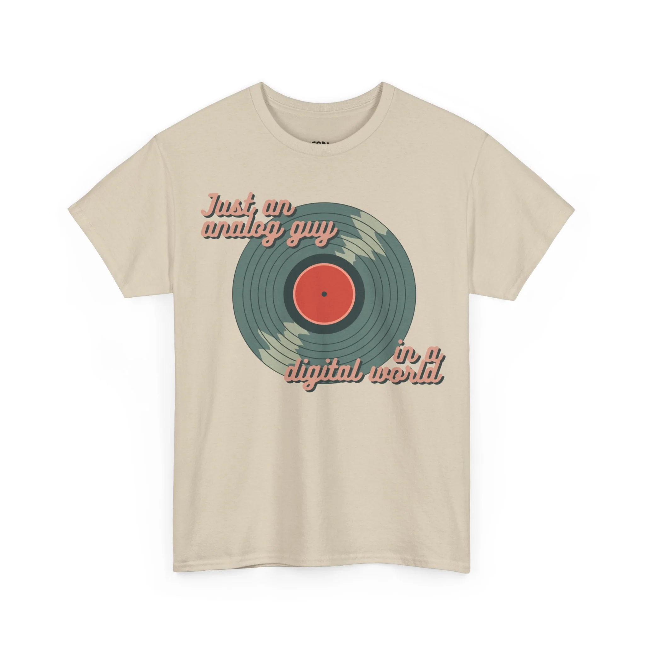 'Just an Analog Guy, In a Digital World' Men's T-Shirt - Image 28
