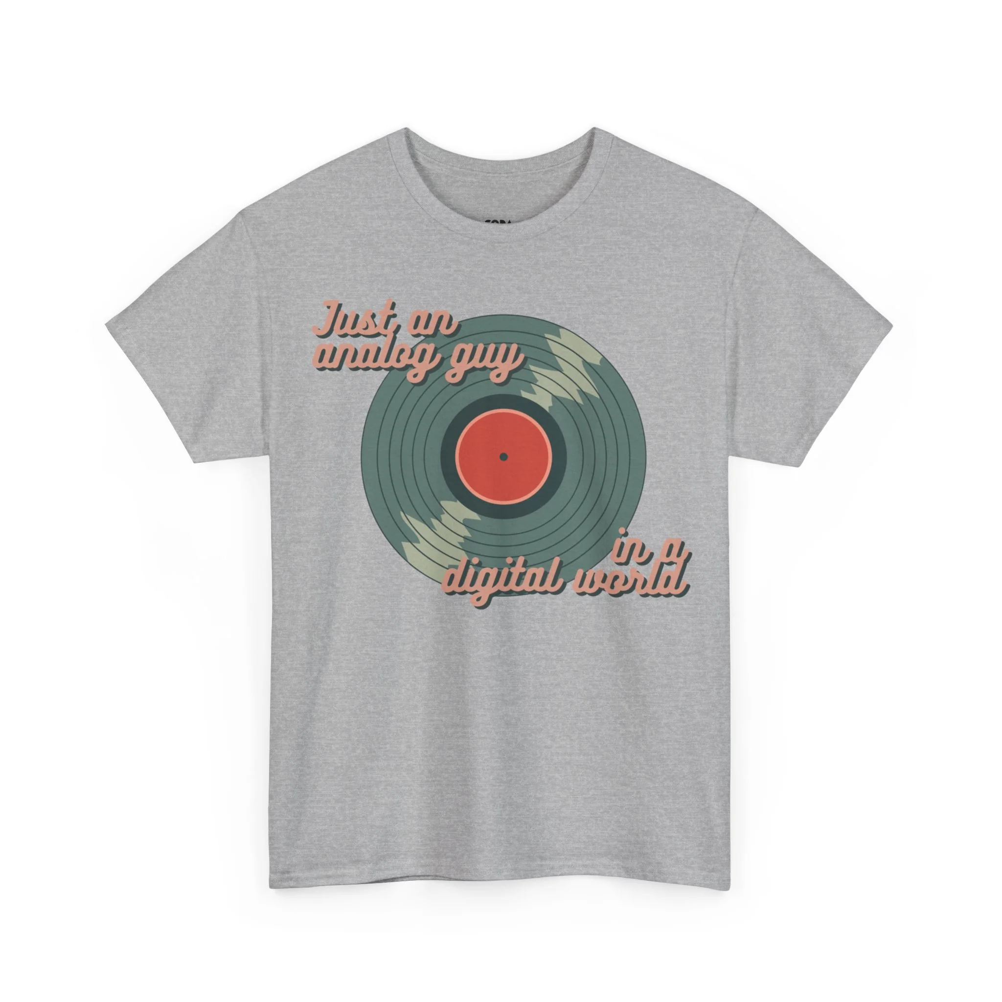 'Just an Analog Guy, In a Digital World' Men's T-Shirt - Image 46