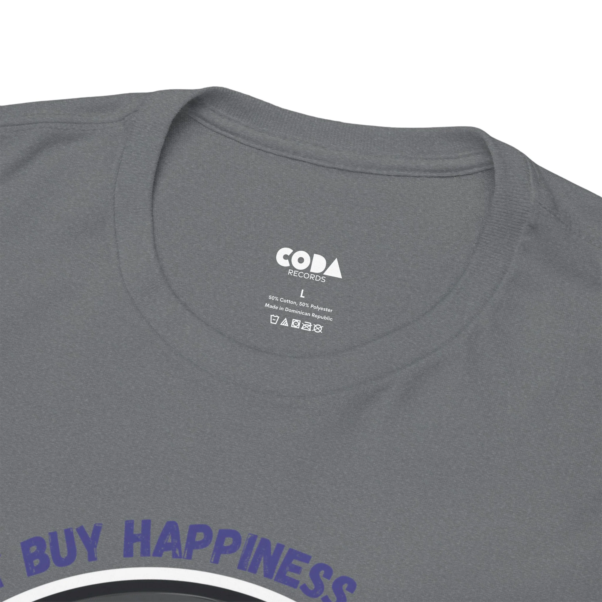 'Money Can't Buy Happiness, But It Can Buy Vinyl' Men's T-Shirt - Image 44