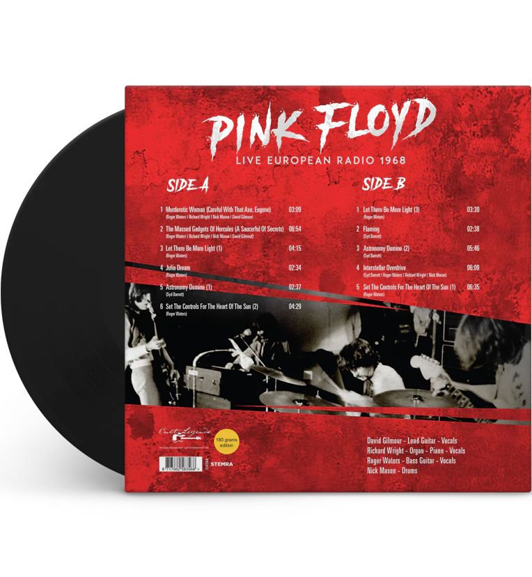 Pink Floyd – Live European Radio 1968 (12-Inch Album on 180g Vinyl) - Image 4