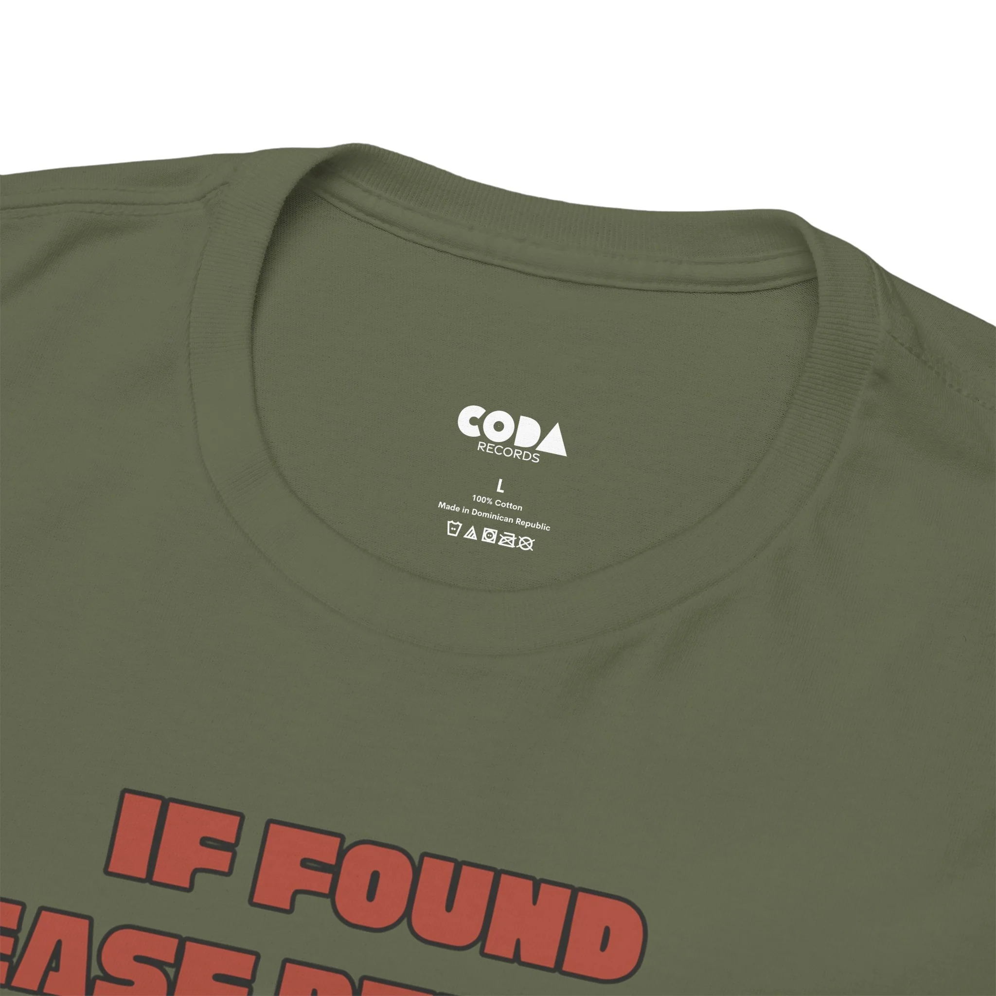 'If Found, Please Return to the Record Store' Men's T-Shirt - Image 14