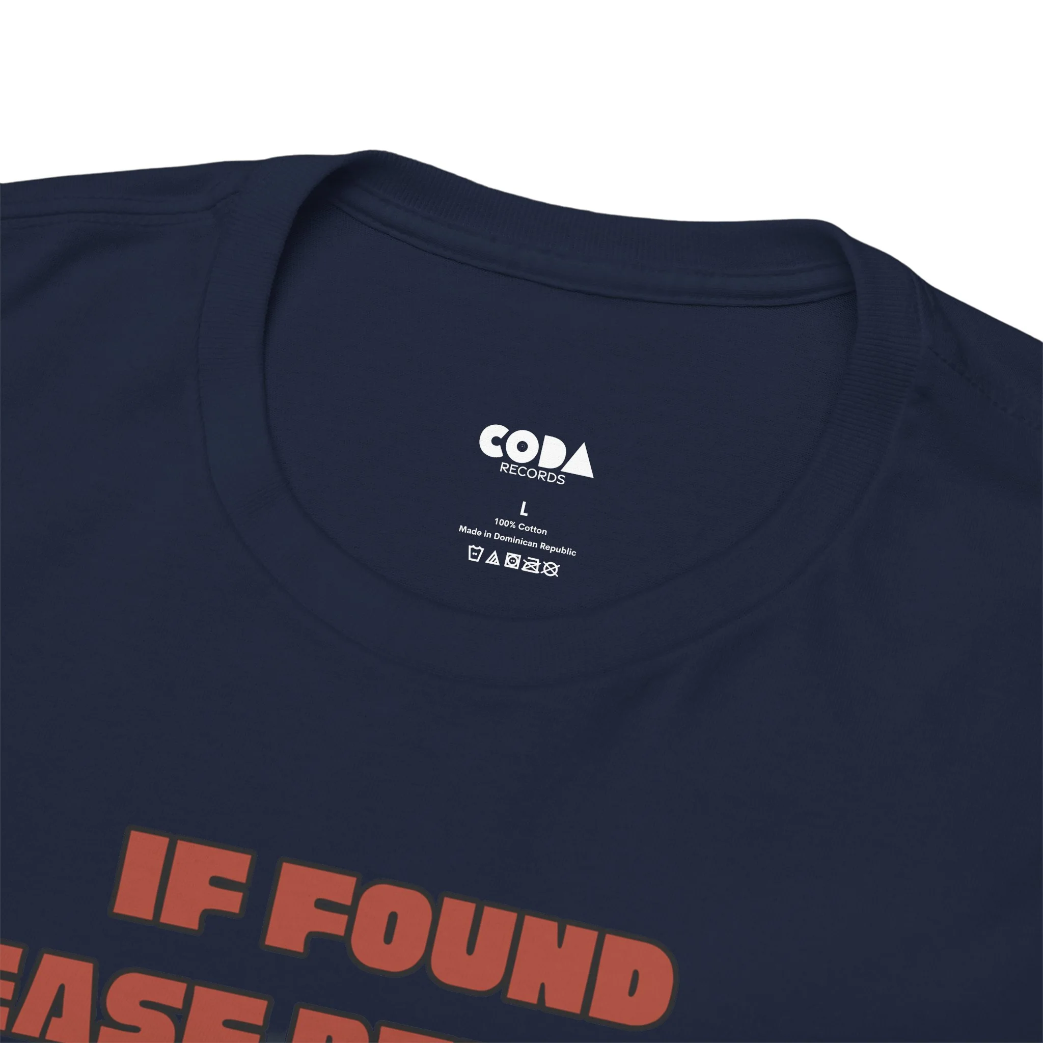 'If Found, Please Return to the Record Store' Men's T-Shirt - Image 32