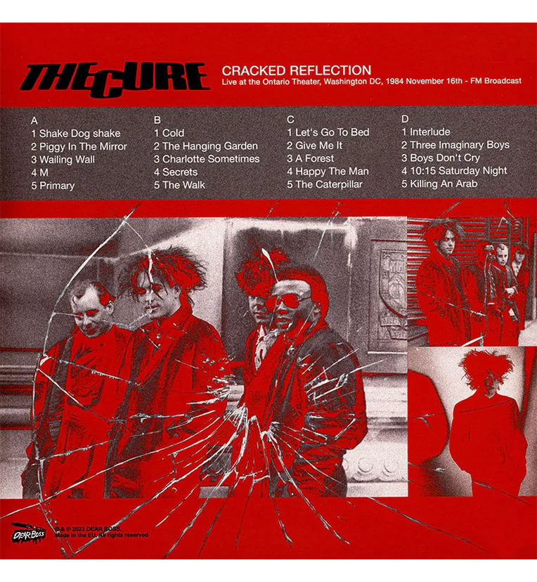 The Cure – Cracked Reflection: Live in Washington, D.C., 1984 (Limited Edition Double-LP on Transparent Teal Vinyl) - Image 3