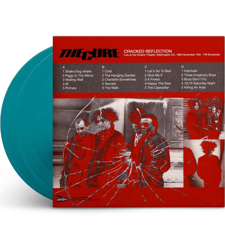 The Cure – Cracked Reflection: Live in Washington, D.C., 1984 (Limited Edition Double-LP on Transparent Teal Vinyl) - Image 4
