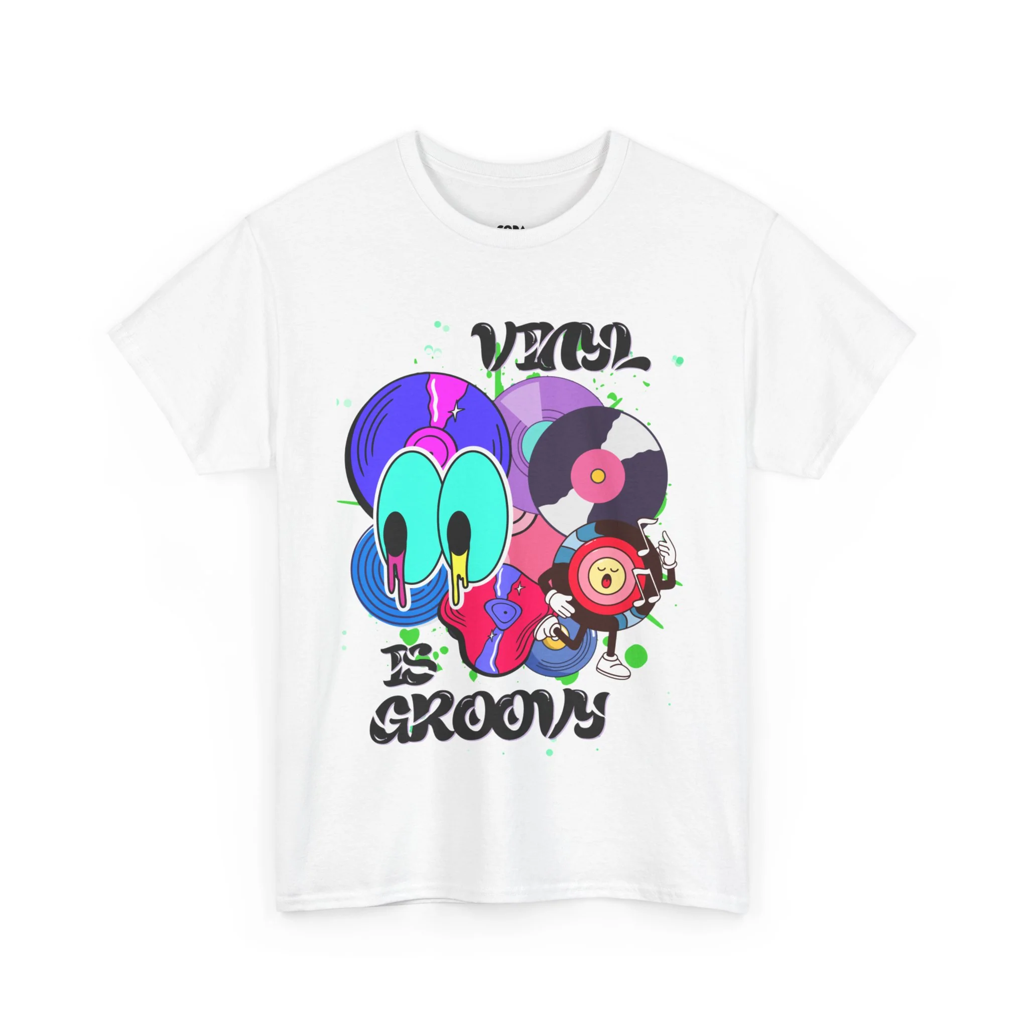 'Vinyl Is Groovy' Men's T-Shirt - Image 15
