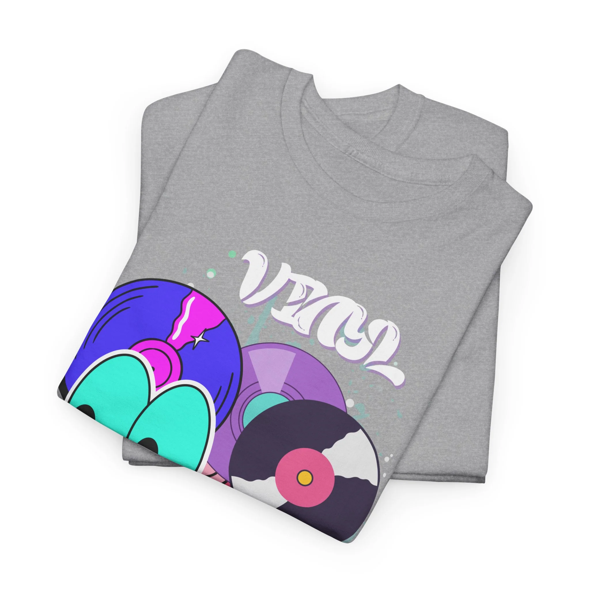 'Vinyl Is Groovy' Men's T-Shirt - Image 24